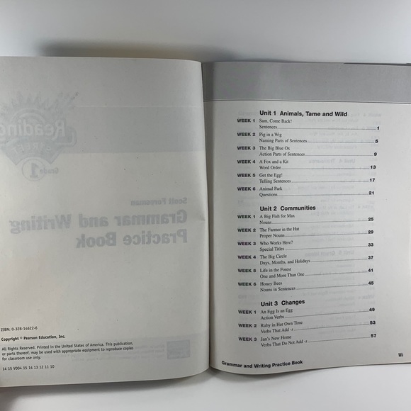 Grammar and Writing Practice Book Grade 1 - Picture 4 of 6